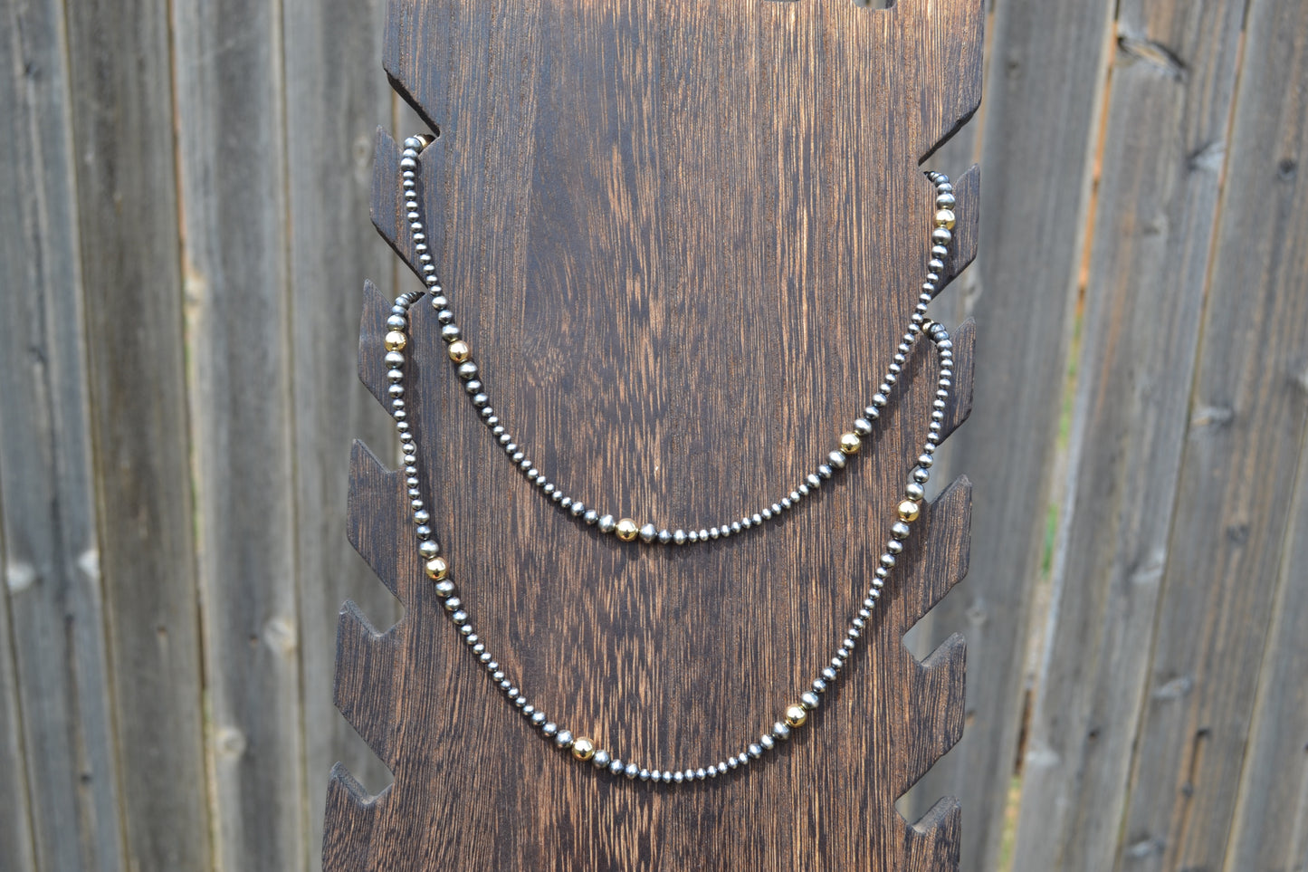 Gold Filled and Sterling Silver Graduated Pearls