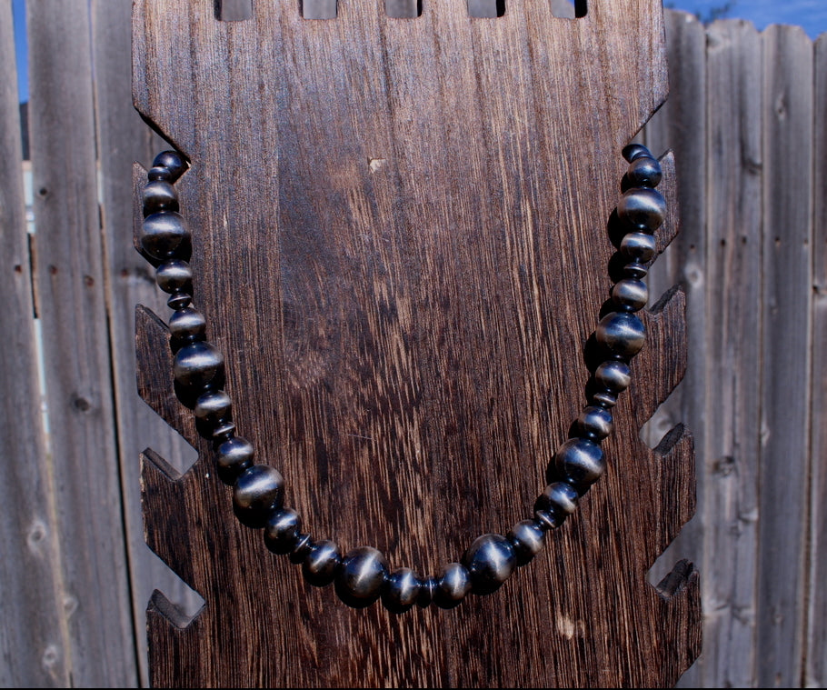 14" 8, 10, and 14mm Sterling Silver Pearls