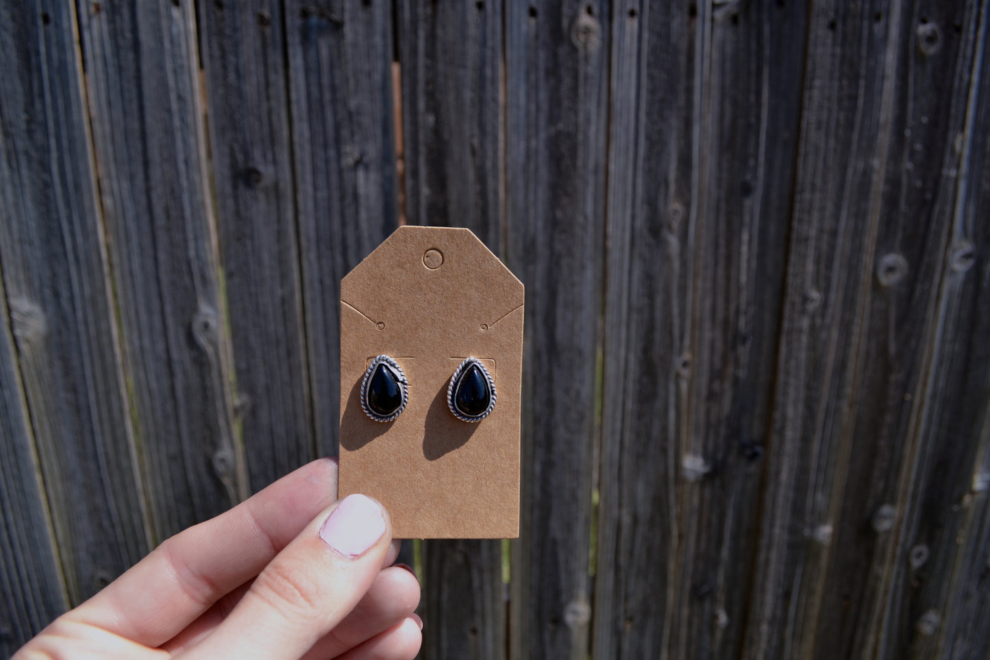 Black Onyx Studs