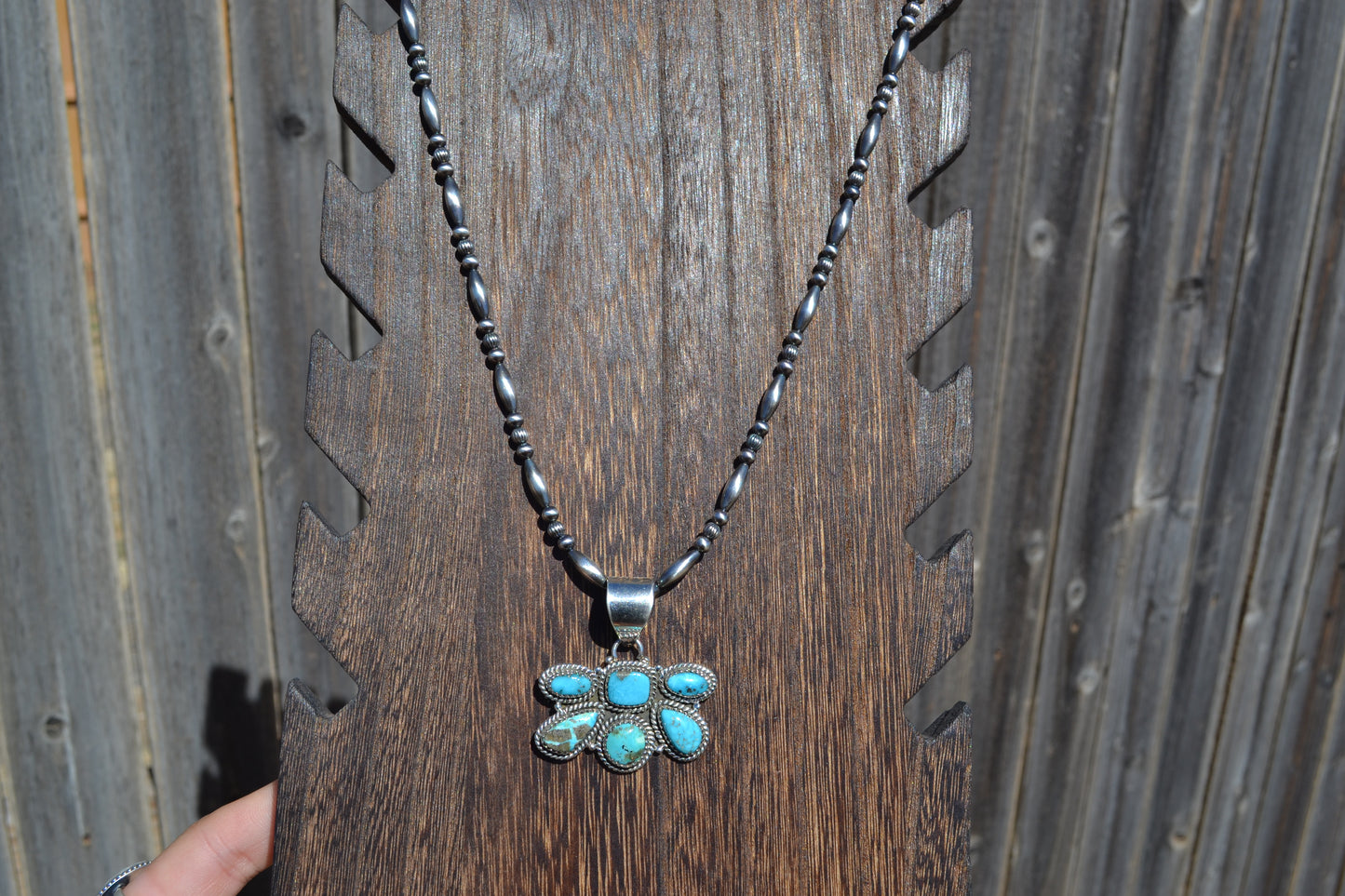 Turquoise Cluster Pendant