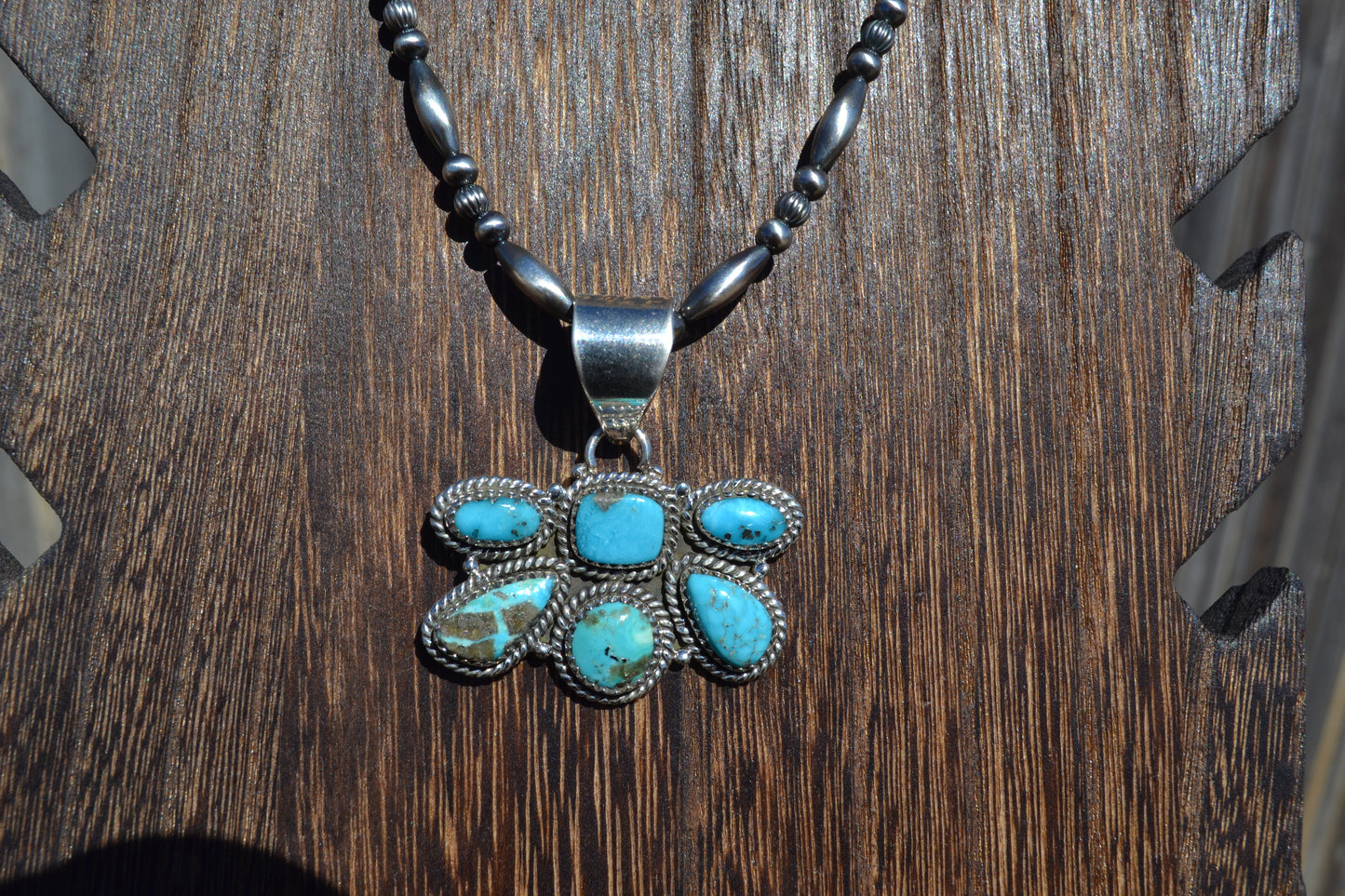 Turquoise Cluster Pendant