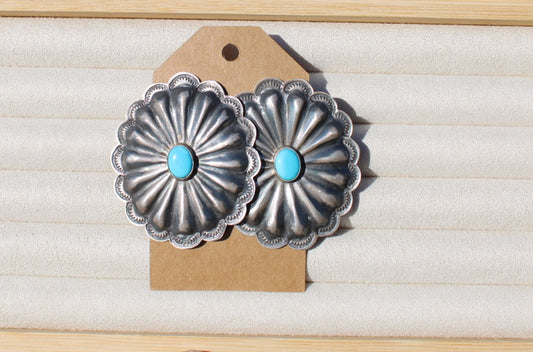 Native Made Conchos (Turquoise)