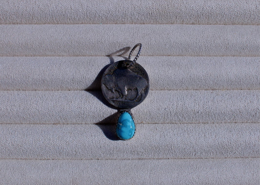 Blue Ridge Buffalo Nickel Pendant