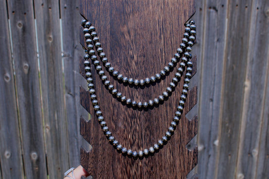 8mm Sterling Silver Pearls