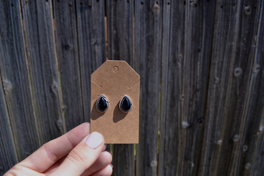 Black Onyx Studs