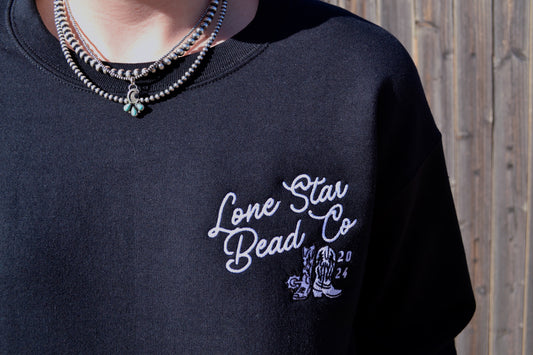 Lone Star Bead Co Embroidered Crewneck